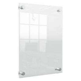 Pizarra blanca Nobo Transparente Acrílico
