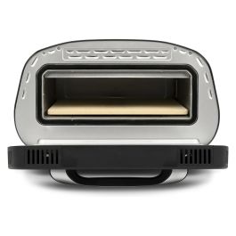 G3Ferrari G10186 Pronto Pizza Pizzaofen - Horno de Pizza con Piedra, 430 °C, 1700 W, Color Negro/Plata