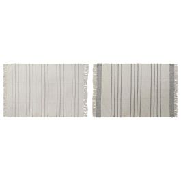 Alfombra Boho DKD Home Decor Blanco Gris 180 x 0.75 x 120 cm (2 Unidades) Precio: 89.69000007. SKU: S3038183