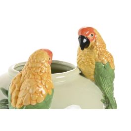 DKD Home Decor Jarrón Tropical Verde 16 x 37 x 21 cm