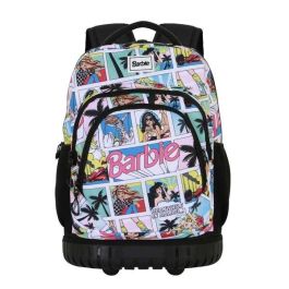 Karactermania Mochila Trolley Barbie Comic Escolar con Ruedas 47x32x25 cm