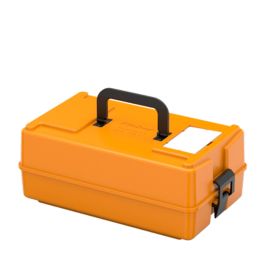 RIEBER Thermoport 10 Polipropileno - Contenedor Isotérmico para Transporte de Comida Caliente 10 KW, con Bandeja Acero Inoxidable, 380 x 220 x 153 mm