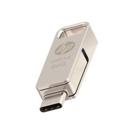 HP x206C Unidad Flash USB 64 GB USB Type-A / USB Type-C 3.2 Gen 1 Plata