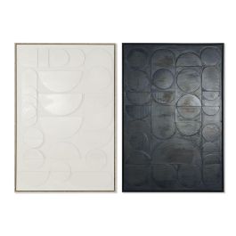 Cuadro Home ESPRIT Negro Beige Abstracto Moderno 83 x 4,5 x 123 cm (2 Unidades) Precio: 180.59000014. SKU: B13QX93LFV