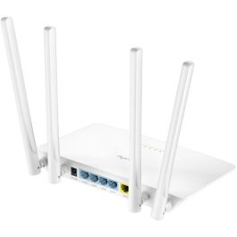 Cudy WR1200 Router Inalámbrico Doble Banda AC1200 (2.4GHz/5GHz) Ethernet Rápido Blanco para Hogar y Oficina