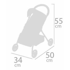 Decuevas 2x1 Silla de muñeca con muñeca de cuerpo blando, apta para muñecas hasta 50 cm, edad +3 años