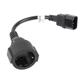 Lanberg Cable Adaptador IEC 320 C14 a C13 y Schuko Uni, 20 cm, Alimentación para PC y Servidor, Negro Precio: 6.7899997. SKU: B1FFG93X5D