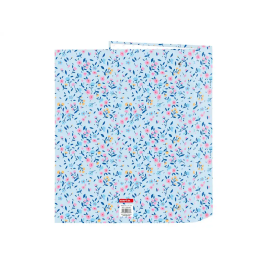 Carpeta de anillas Vicky Martín Berrocal Paraíso Azul Rosa A4 27 x 33 x 6 cm