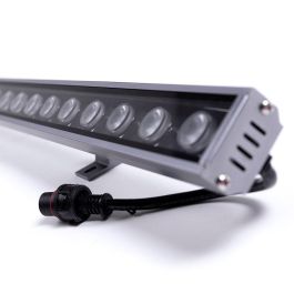 WR-WWDMX24W Bañador de Pared LED Lineal RGB DMX512 24W 1555Lm IP67 24VDC para Fachadas Exteriores