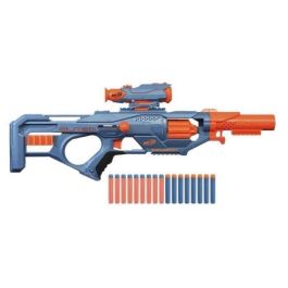 NERF Elite 2.0 Eaglepoint RD-8 Blaster, cañón de 8 dardos, mira y cañón desmontables, incluye 16 dardos