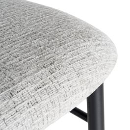 Taburete 75 cm Gris Tejido-Metal 54 X 52 X 105 cm