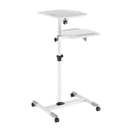 Vivolink VLPS100 Carro para proyector, Blanco, Ideal para Aulas y Uso Flexible