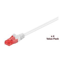 MicroConnect Cable de Red CAT6 U/UTP 20m Blanco, para Módem/Router/Switch, Compatible CAT5e/CAT5 (4 piezas VALUEPACK) Precio: 29.49999965. SKU: B17PSR8R5G