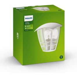 CREEK-Aplique para exterior Metal H19,5cm Blanco Philips