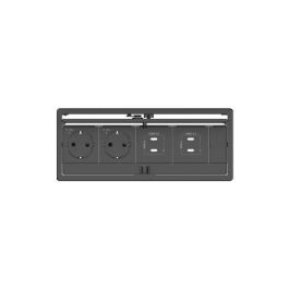 Kramer T-IN4-REC2(B) Placa frontal para pared, Negro, 234 mm ancho x 89 mm alto, Kramer Electronics Precio: 469.89000003. SKU: B19NHFC987