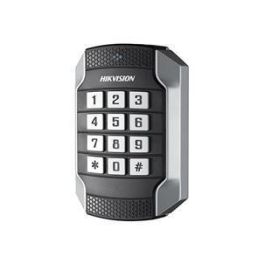 Hikvision 1104 Lector de proximidad antivandálico con teclado para tarjetas Mifare IK10 IP65 serie Pro 12V