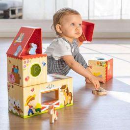 Goula 53470 My First Farm - Granja de Construcción con 5 Animales para Bebés +12 Meses