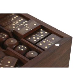 Juego Colonial DKD Home Decor Marron Dorado 12 x 7 x 16 cm Set de 5 (2 Unidades) Juego Colonial DKD Home Decor Marron Dorado 12 x 7 x 16 cm Set de 5 (2 Unidades)