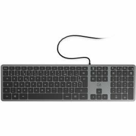Mobility Lab Teclado con Cable Delgado Acabado Metálico Gris Espacial QWERTY Francés Precio: 36.49999969. SKU: B19X6E4B46