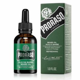 Proraso Aceite para Barba RINFRESCANTE Línea Verde con Mentol 30ml | Cuidado Barbas Largas y Gruesas Suaviza, Doma y Protege Hombre
