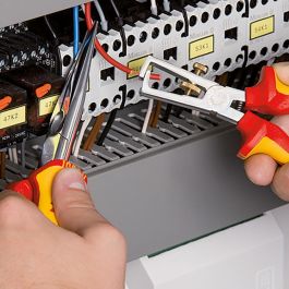 Knipex Alicates Pelacables 110616 Cromado Mangos Aislados VDE 160 mm