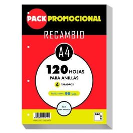 Recambio Pacsa A4 120H 90G 4 Taladros Cuadric.4X4 C/Margen Precio: 3.50000002. SKU: B1FSGSXQQB