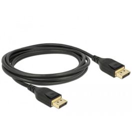 Delock Cable DisplayPort 1.4 8K Ultra HD 60Hz, 5K 120Hz, 4K 240Hz, 32.4 Gb/s, HDCP 2.2, 28 AWG, Triple Apantallado, 5 m para Monitores PC TV Precio: 61.79000036. SKU: B1J9HK7J3B