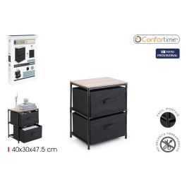 Confortime Cajonera TNT/Madera 2 Cajones 40x30x47.5 cm Precio: 66.50000038. SKU: B1CY9CR2A8
