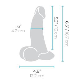 Consolador Realista B-Vibe Silicona Ø 4,2 cm (13,2 cm)
