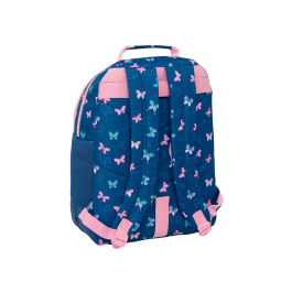 Safta Mochila Blackfit8 Mariposas Doble con Cantoneras Adaptable a Carro 420x320x150 mm