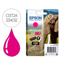 Epson Claria Photo HD Ink Cartucho Magenta 24XL Precio: 21.58999975. SKU: S0226308