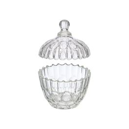 Giftdecor Bombonera de Cristal Transparente para Regalo - 10x11.5x10 cm (Set de 24)