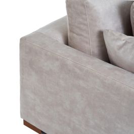 Sofá 2 Plazas Beige Tejido Salón 190 X 120 X 91 cm