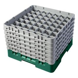 CAMBRO - 49S1114-119 - Cesta de lavado 49 comp. 6 alturas - 6 cm Ø máx. - alt. máx. 29,9 cm - 50 x 50 x 34,9 cm - Verde sherwood Precio: 139.49999976. SKU: B14WGL5T8C