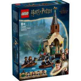 LEGO 76426 Harry Potter Cobertizo Castillo Hogwarts: La Piedra Filosofal - Set de Construcción con 7 Minifiguras y Botes
