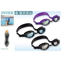Intex Gafas de Natación de Silicona Antivaho para Niños (+8 Años) - 3 Colores Surtidos