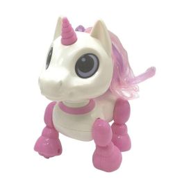 Power Unicorn Mini - Robot unicornio con efectos de luz y sonido, control de clic manual, repetición Power Unicorn Mini - Robot unicornio con efectos de luz y sonido, control de clic manual, repetición