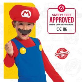 Nintendo Disfraz infantil Super Mario de lujo talla 4-6 años