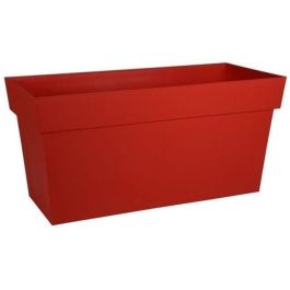 EDA Jardinera Toscana con Ruedas 79x35x39 cm - 74 L - Plástico Resistente Heladas y UV - Rojo Rubí Precio: 50.94999998. SKU: S7106316