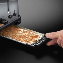 Russell Hobbs 23310-56 Tostador Eléctrico con Tueste Rápido, Función Levantar y Ver, Calientapanecillos y Bandeja Recogemigas