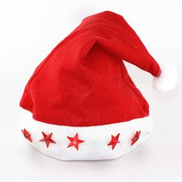 Decoris Gorro navideño con luces LED, 5 luces, rojo, 30x40cm Precio: 3.50000002. SKU: S7901292