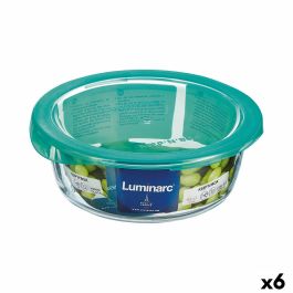 Fiambrera Redonda con Tapa Luminarc Keep'n Lagon 920 ml 15,6 x 6,6 cm Turquesa Vidrio (6 Unidades) Precio: 31.78999967. SKU: S2709384