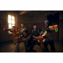 ZURU ZUR4894680033399 XSHOT Insanity HorrorFire Dread Hammer Blaster con cinturón, 35 dardos y alcance 30 metros