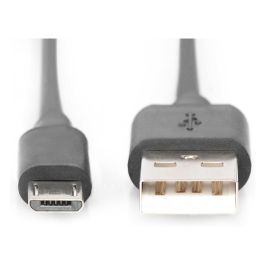 Digitus Cable USB 2.0 Tipo A a Micro-USB B Macho/Macho 1.8m Negro