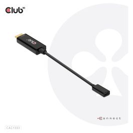 Club3D Adaptador HDMI 2.0 a USB-C CAC-1333, Resolución 4K a 60Hz, Activo, Negro