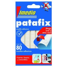 Imedio Masilla de Fijación Patafix Adhesivo Removible 80 Pastillas - Fija objetos pequeños sin dañar superficies Precio: 1.49999949. SKU: B1AE7AXP3G