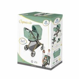 Decuevas Coche de Muñeca 3x1 Plegable para Muñecas de hasta 50 cm - Metal, Plástico, Poliéster - +36 Meses