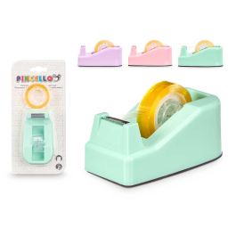 Pincello Portarrollos de Celo Plástico para 1 Rollo, Colores Surtidos (Morado, Rosa, Verde), 10.2 x 6 x 6 cm (24 Unidades) Precio: 45.69000051. SKU: B13DSHWXW3