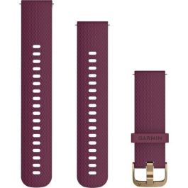 Garmin Correa de repuesto 20mm silicona lila/hebilla dorada Precio: 51.49999943. SKU: B15DV83QB6