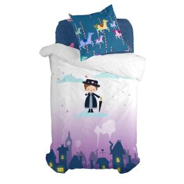 Juego de funda nórdica HappyFriday Mr Fox Nanny Multicolor Cama de 80 2 Piezas Precio: 46.49999992. SKU: B1EKH4EBVP